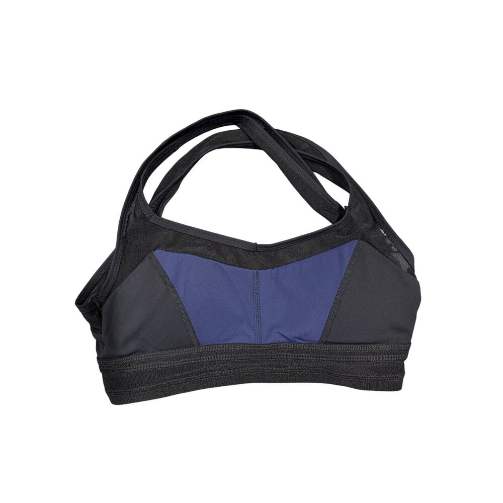 Boom Boom Athletica Fashion Mesh Bra - Color: Navy/Black - Size: Small  (34)